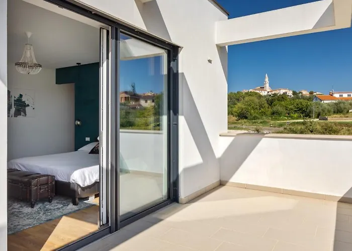 Modern Aria With Pool And Jacuzzi In Villa Višnjan