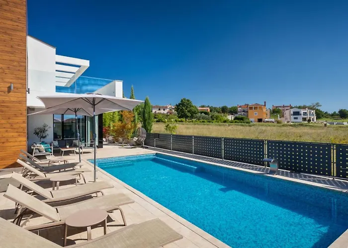 Modern Aria With Pool And Jacuzzi In * Višnjan
