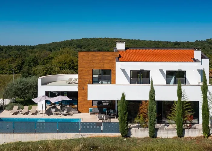 Modern Aria With Pool And Jacuzzi In Višnjan